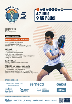 Cartel del torneo